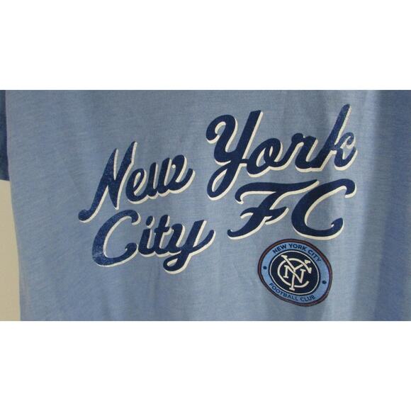 New York City FC Concepts Sport Women's V-Neck T-Shirt - Light Blue - Picture 2 of 7